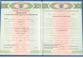 Диплом училища 2010 в Костроме